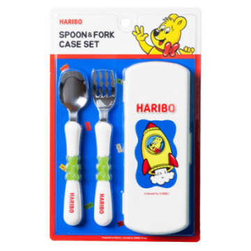 HARIBO Spoon & Fork Case Set-Green