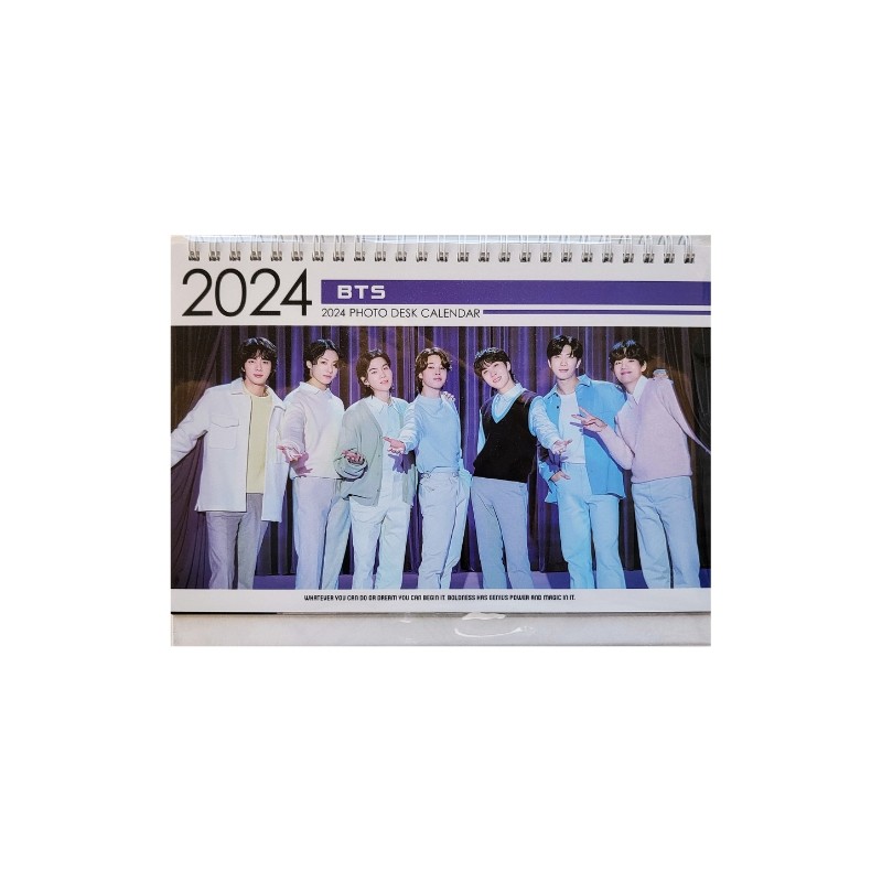 *BTS* 2025 Photo Desk Calendar & Sticker