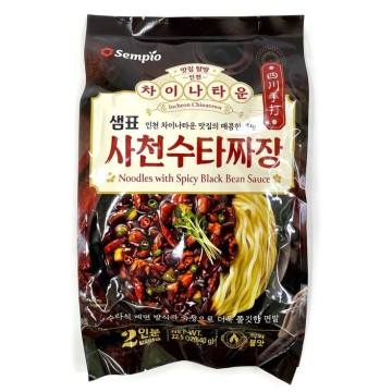 Sempio Noodles with Spicy Black Bean Sauce (Jjajangmyun) 640G