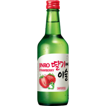 Hitejinro strawberry Soju Alc 13% 350ML