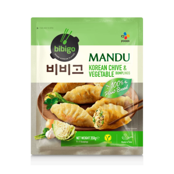 CJ Plantable Bibigo Mandu Chive & Vegetable (Vegan) 350G 韓式韭菜素水餃