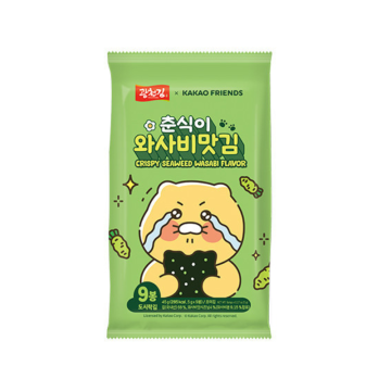 광천김 춘식이 도시락김-와사비맛(9팩) (5G*9PK)