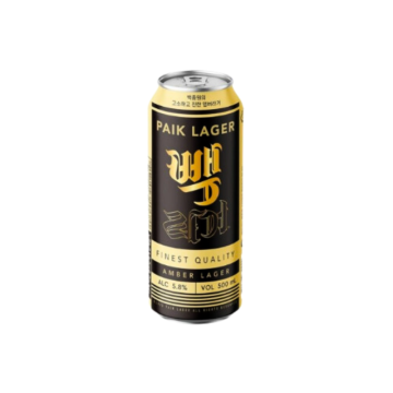 Squeezebrewery Paik Lager Beer Alc.5.8% (Amber Lager) 500ML