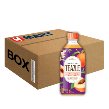 Woongjin Teazle Zero Tea(Peach&Earl Grey) 500ML*20 (Box)