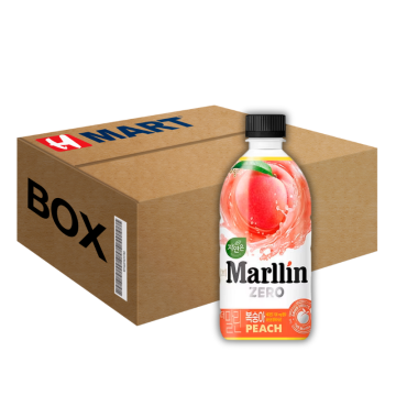 Woongjin Marllin Zero Peach Juice 500ML*20 (Box)
