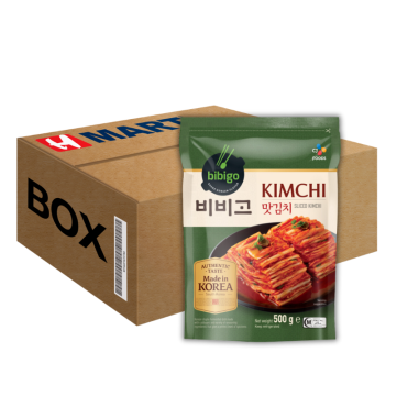 CJ Bibigo Sliced Kimchi 500G*10 (Box) 韓國泡菜片(箱)