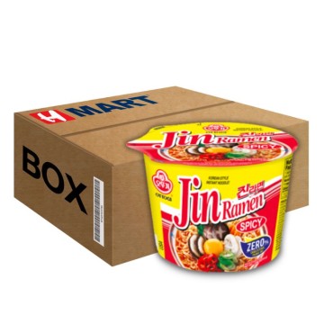 Ottogi Jin Ramyun Hot (Big cup)110G*12 (Box)
