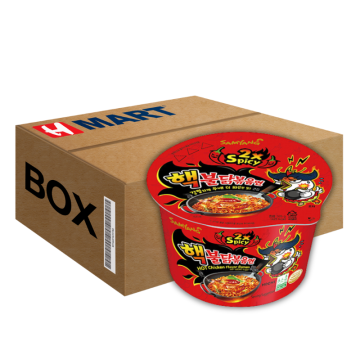 SY Hot Chicken Ramyun (Double Spicy) Big Bowl 105G*16 (Box)