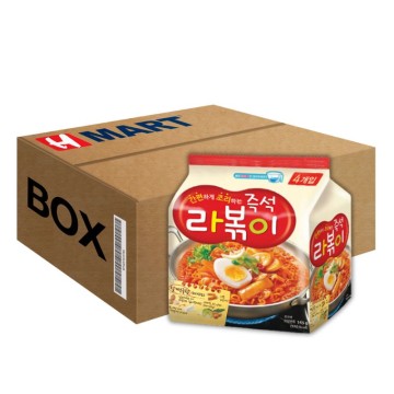 Paldo Rabokki(Spicy & Fried Noodle) 145G*4*4 (Box)