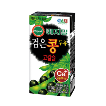 베지밀 검은콩&고칼슘두유 190ML