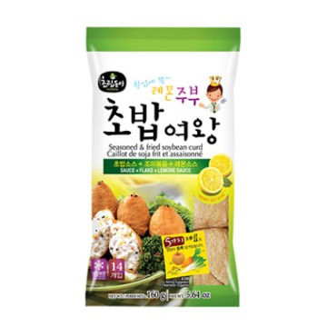 CP Frz/Soybean Curd(Lemon) 160G 韓國油炸豆腐皮 (檸檬味)