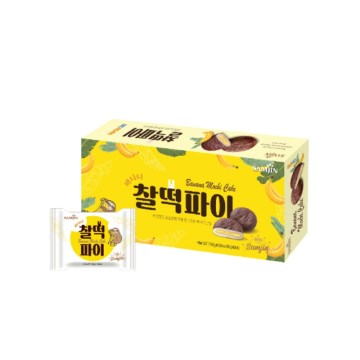 삼진 초코찰떡파이(바나나) 6P 186G