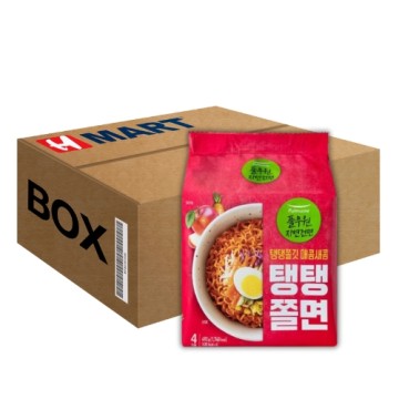 Pulmuone Spicy Bibim Chewing Noodle 123G *4*8 (Box)