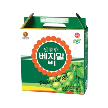 정식품(본) 베지밀B(달콤)(영문) 190ML*16 (Box)