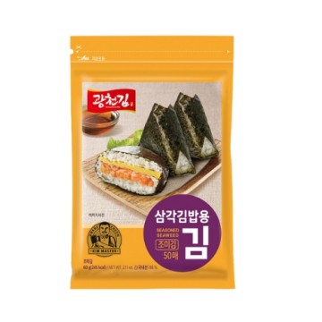 KCKIM Seasoned Laver for Triangle Kimbab 60G(50SHT)