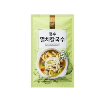 청수 멸치칼국수(2인분)(팩) 220G