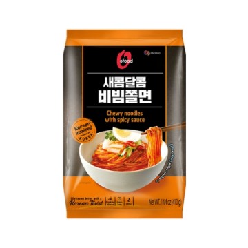 대상 O'Food 새콤달콤 비빔쫄면(2인) 410G