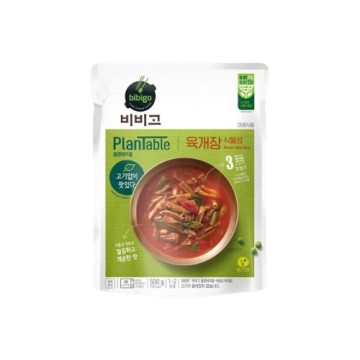 CJ 비비고 식물성 육개장(비건-파우치) 500G