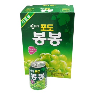 해태음료	포도봉봉(캔) 238ml*12