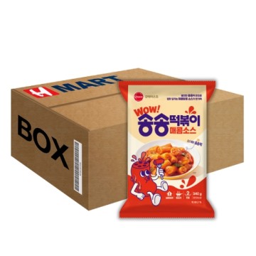 태경 송송 매콤떡볶이(팩)&소스  340G*10 (Box)