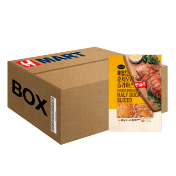 GreenHat 뼈없는 훈제오리 슬라이스-반마리 400G*20(BOX)