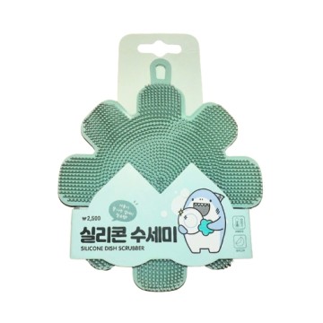 DISH SPONGE-Mint Flower