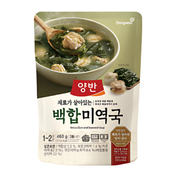 동원 양반 백합미역국(파우치) 460G