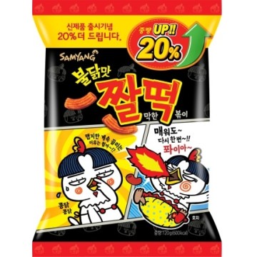 삼양 불닭맛 짤떡(짤막한떡볶이) 120G