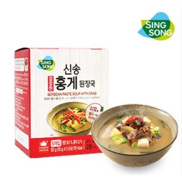 SS Soybean Paste Soup with Crab 50G(10G*5PK)