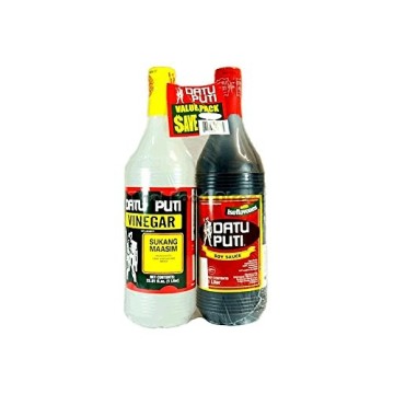 `Datu Puti Value Pack Soy Sauce & Vinegar - 2*750nl