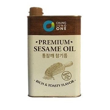 청정원 통참깨참기름(캔) 500ML