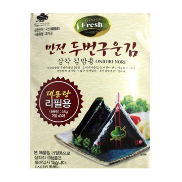 MANJEON Laver for Samgak Kimbab for Refill 48G(40SHT) 