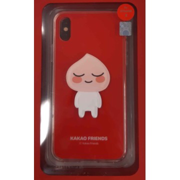 KAKAO Crystal volume case(red pup) Apeach (iPhone X)
