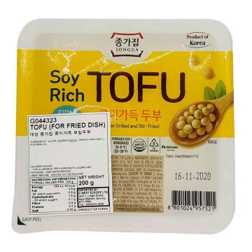 Daesang Chongga Firm Tofu (for Pan-Fry) 200G