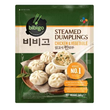 CJ Bibigo Chicken & Vegetable Steamed Dumpling 560G