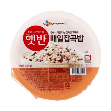 CJ MICROWAVABLE COOKED RICE (Mixed Grain) 210G