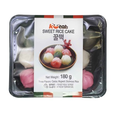 KEATS 꿀떡(3색)(흰색,분홍,쑥떡) 180G (15G*12)