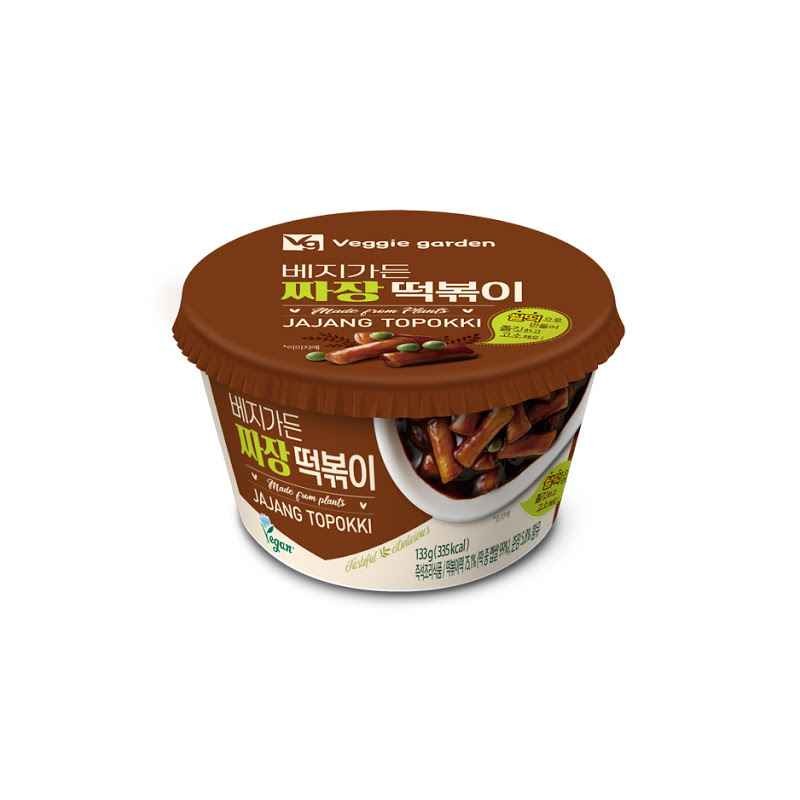 Taekyung Veggie Garden Rice Cake with Black Bean Sauce 133g