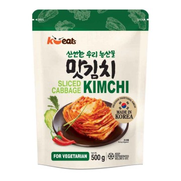 Keats Sliced Cabbage Kimchi (Vegetarian) 500G