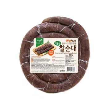 K EATS Korean Vermicelli Sausage (Soondae)-Vegetarians 500G