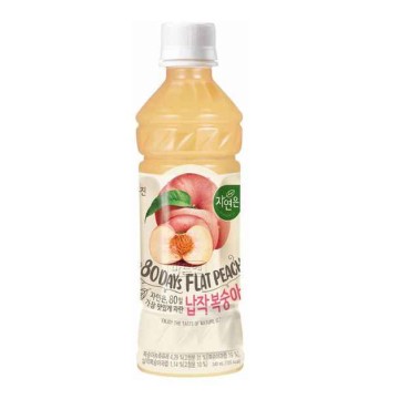 WOONG JIN 80day's Flat Peach Juice 340ML