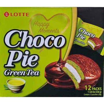 Lotte Choco Pie - Green Tea 336G(12PK)