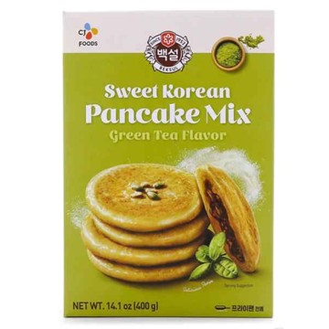 CJ Sweet Korean Pancake Mix(Green Tea Flv) 400G