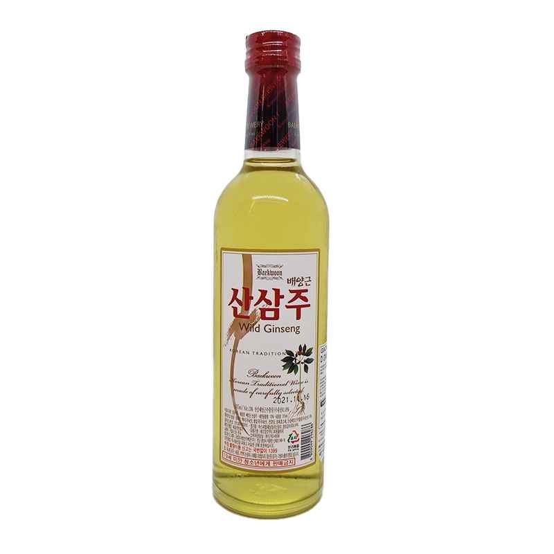 Baekunjaga Korean Traditioanl Wine(Wild Ginseng) - Alc.13% 375ML