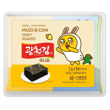 광천김 카카오프렌즈 광천김 미니(8팩) (2G*8팩)