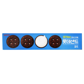 Lotte Sand Cookies(Kkam) 105G