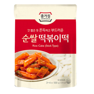 Chongga Rice Cake 500G 韓國宗家年糕條