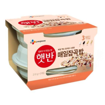 CJ 햇반 매일잡곡밥(3pack 멀티) (210G*3)