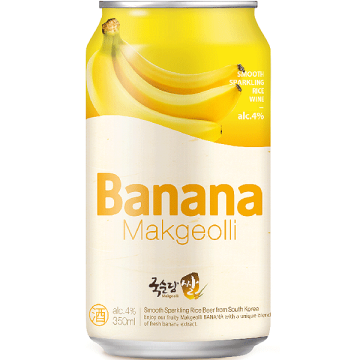 국순당바나나 캔막걸리(캔) Alc. 4% 350ML