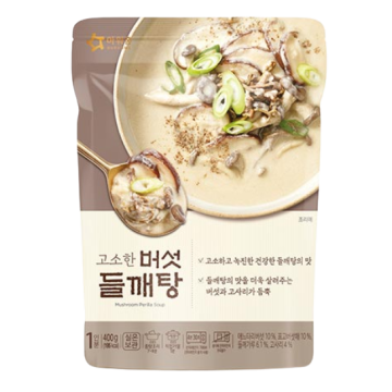 아워홈 고소한버섯들깨탕(팩) 400G